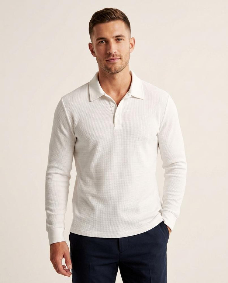 Beanland - Lysil | Langärmlig Strukturiert Shirt Herren