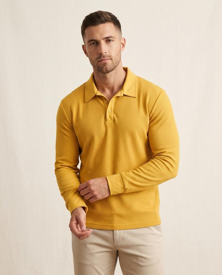 Beanland - Lysil | Langärmlig Strukturiert Shirt Herren