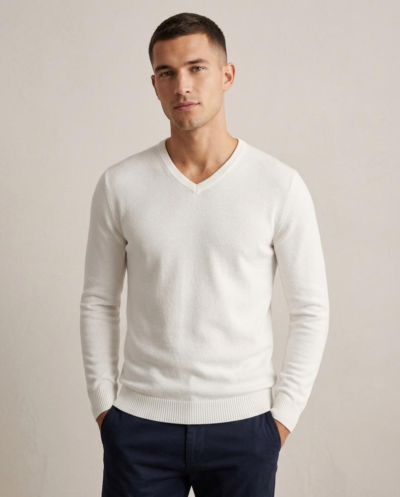 Lands Mode - Zasan | Taillierter Feingestrickter Pullover Herren