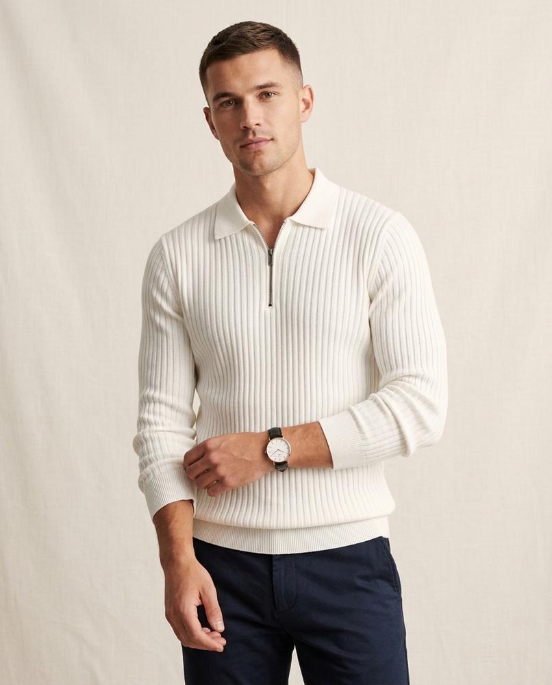 Beanland - Miser | Reißverschluss Rippenstrick Pullover Herren