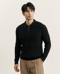 Lands Mode - Datal | Gerippter Langärmliger Pullover Herren