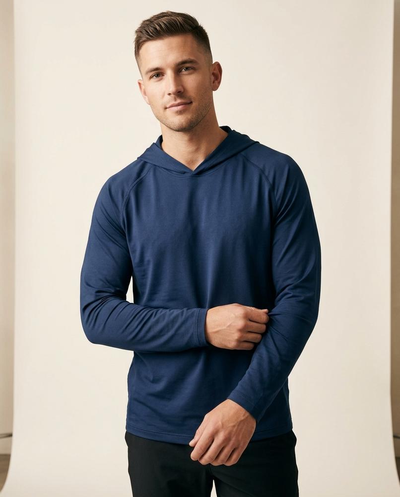 Lands Mode - Masan | Langärmliger Funktionaler Hoodie Herren