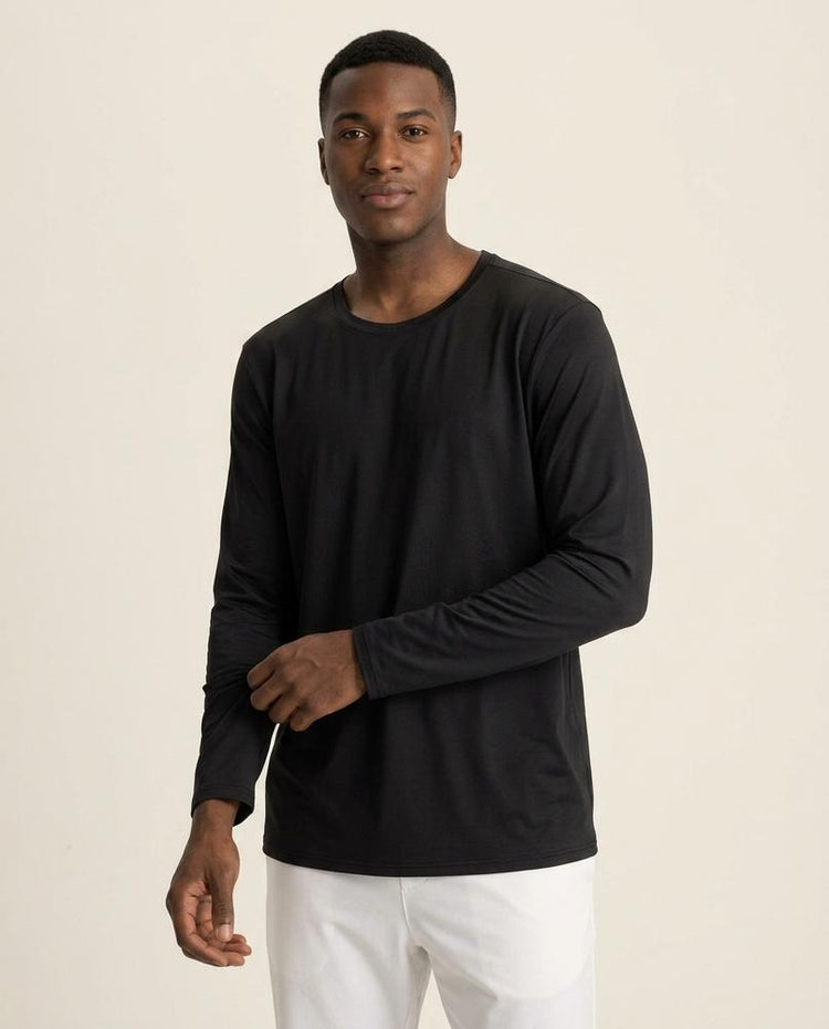 Beanland - Ladar | Langärmliges Rundhals Shirt Herren