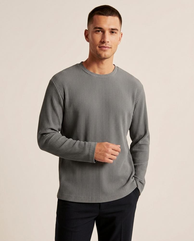 Beanland - Tisol | Gerippt Langärmelig Pullover Herren