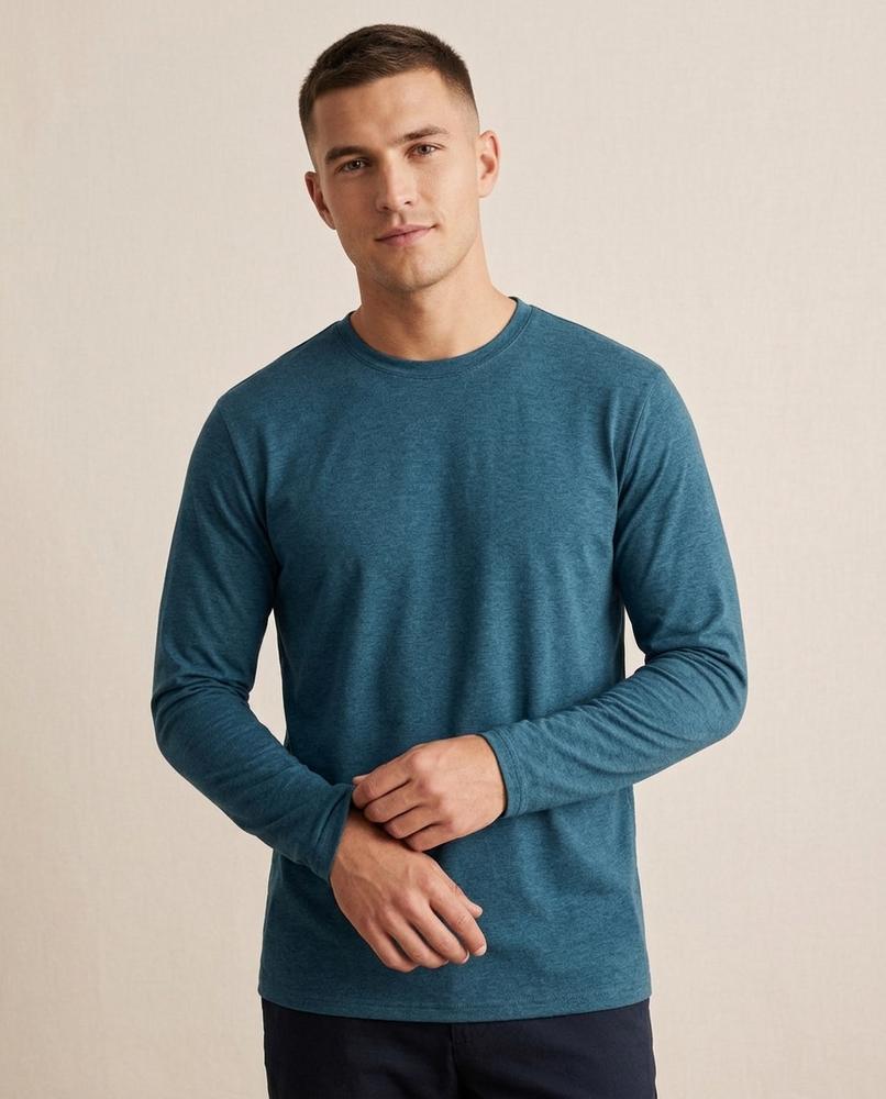 Beanland - Ladar | Langärmliges Rundhals Shirt Herren