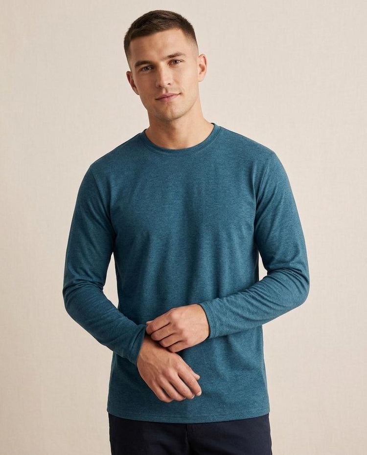 Beanland - Ladar | Langärmliges Rundhals Shirt Herren