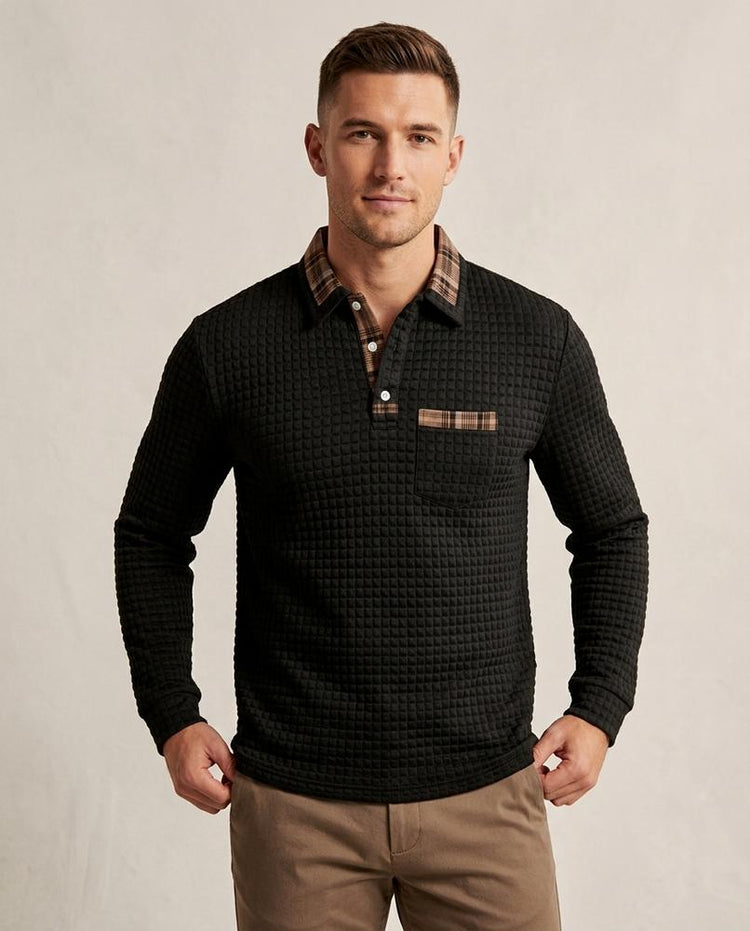 Beanland - Vezan | Strukturiert Langärmlig Shirt Herren