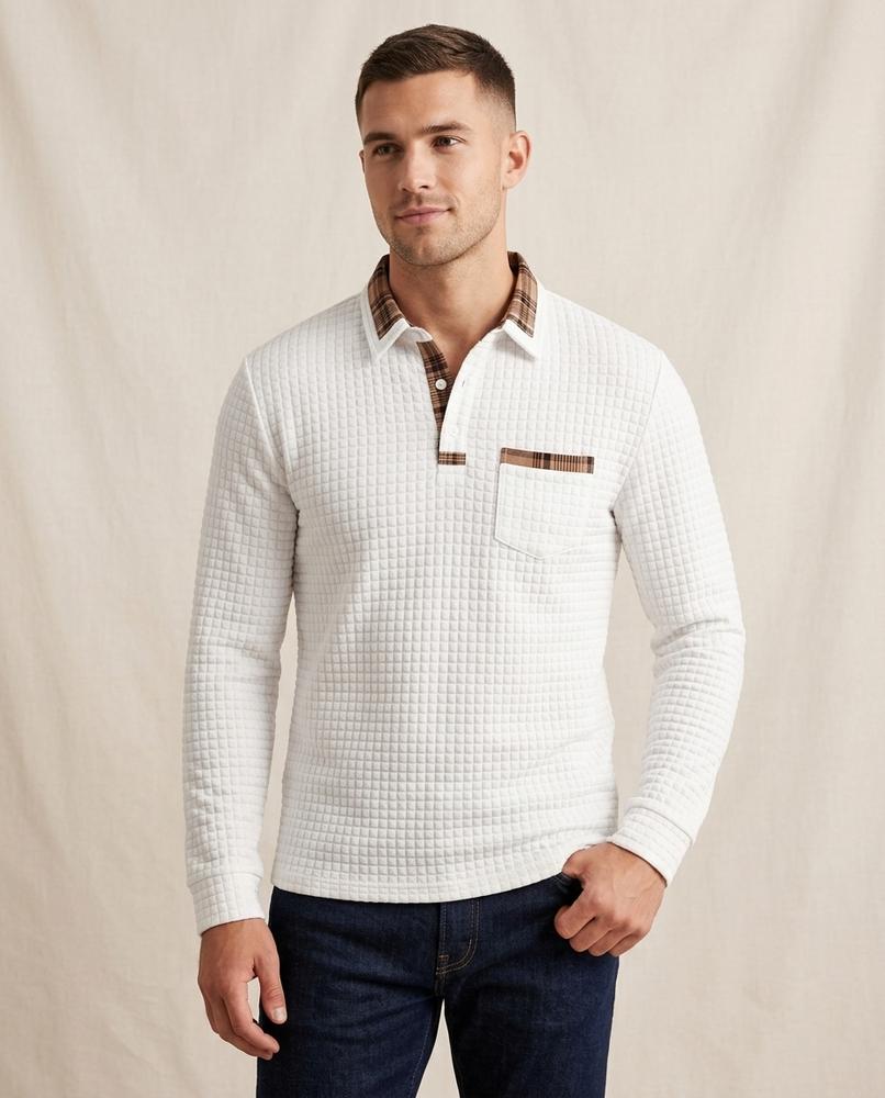 Lands Mode - Vezan | Strukturiert Langärmlig Shirt Herren