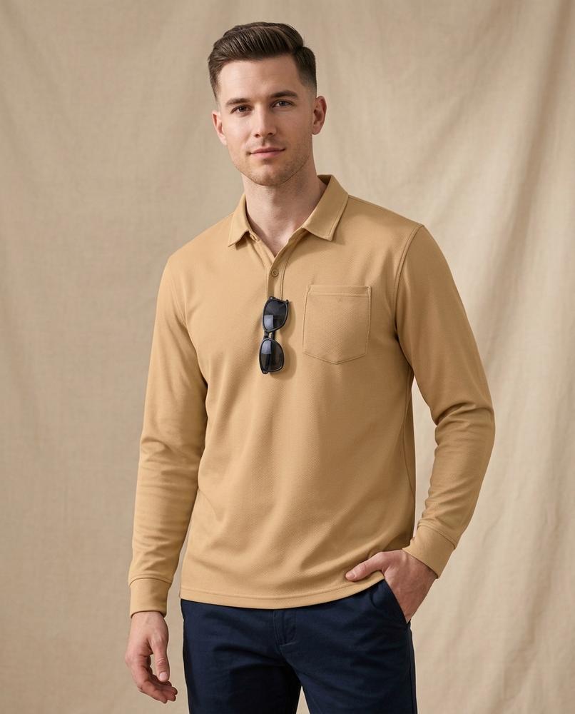 Lands Mode - Codar | Langärmliges Strukturiertes Shirt Herren