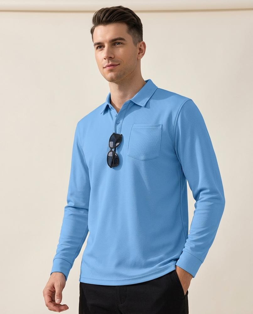 Lands Mode - Codar | Langärmliges Strukturiertes Shirt Herren