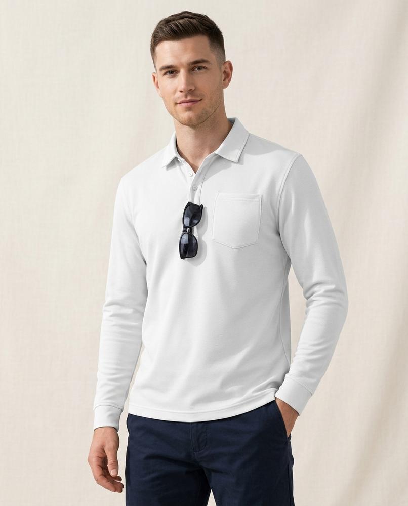 Lands Mode - Codar | Langärmliges Strukturiertes Shirt Herren