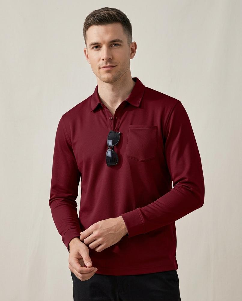 Lands Mode - Codar | Langärmliges Strukturiertes Shirt Herren