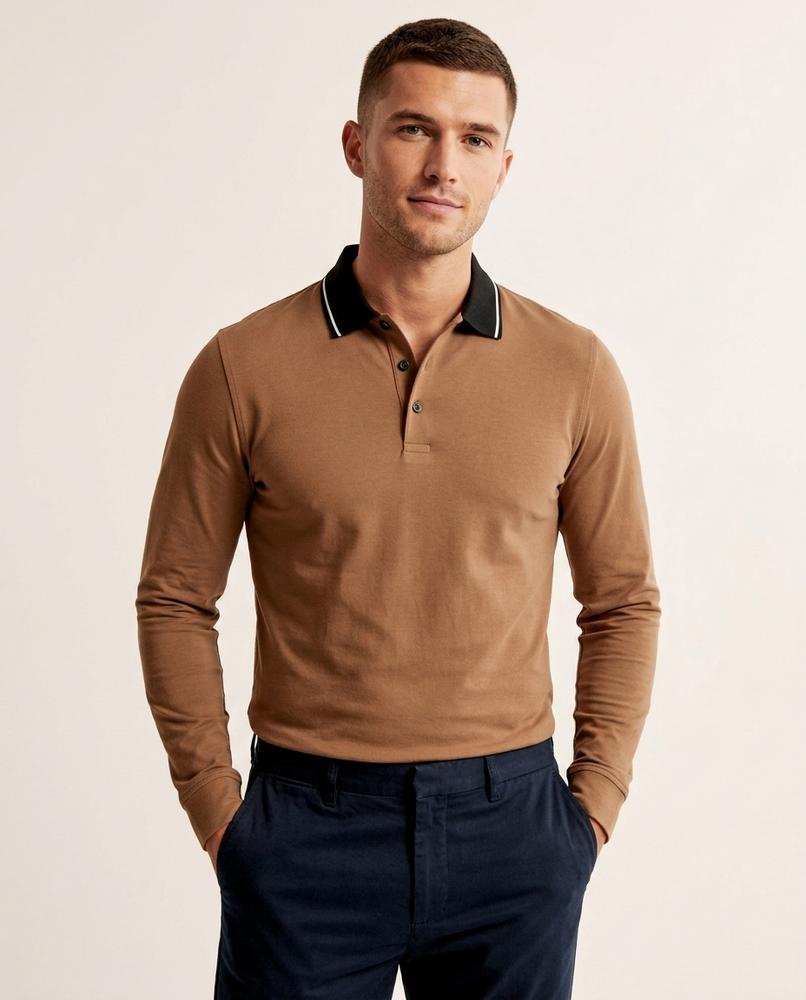 Beanland - Vesel | Langärmliges Tailliertes Shirt Herren