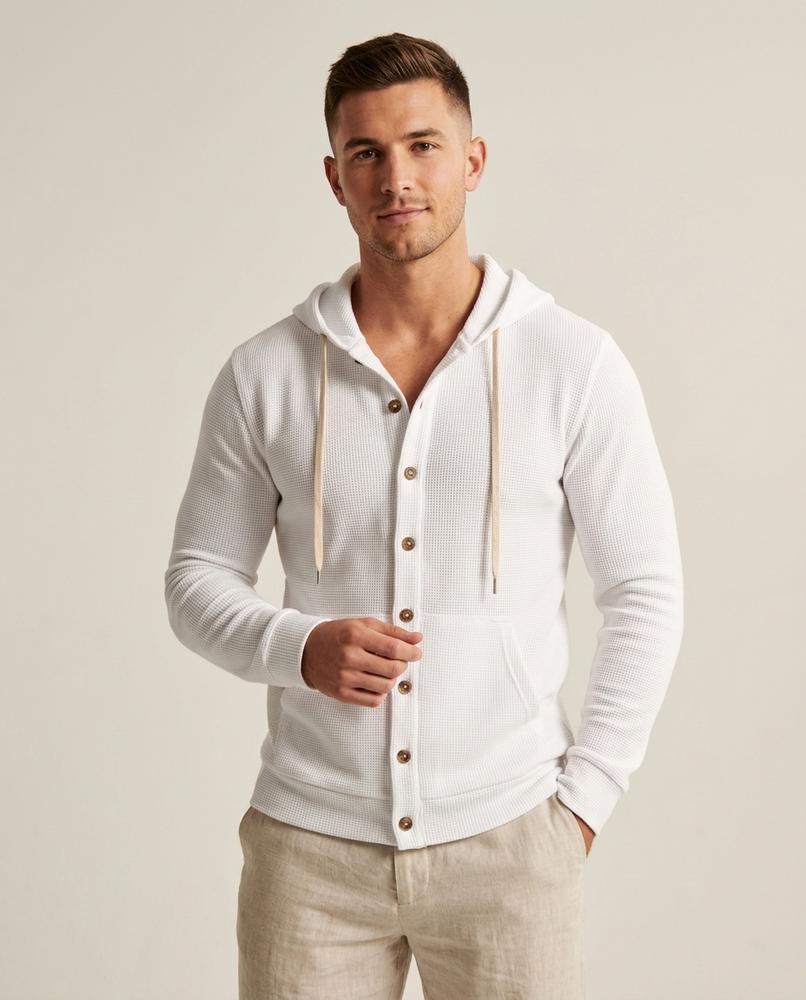 Beanland - Zerel | Strukturiert Geknöpft Hoodie Herren