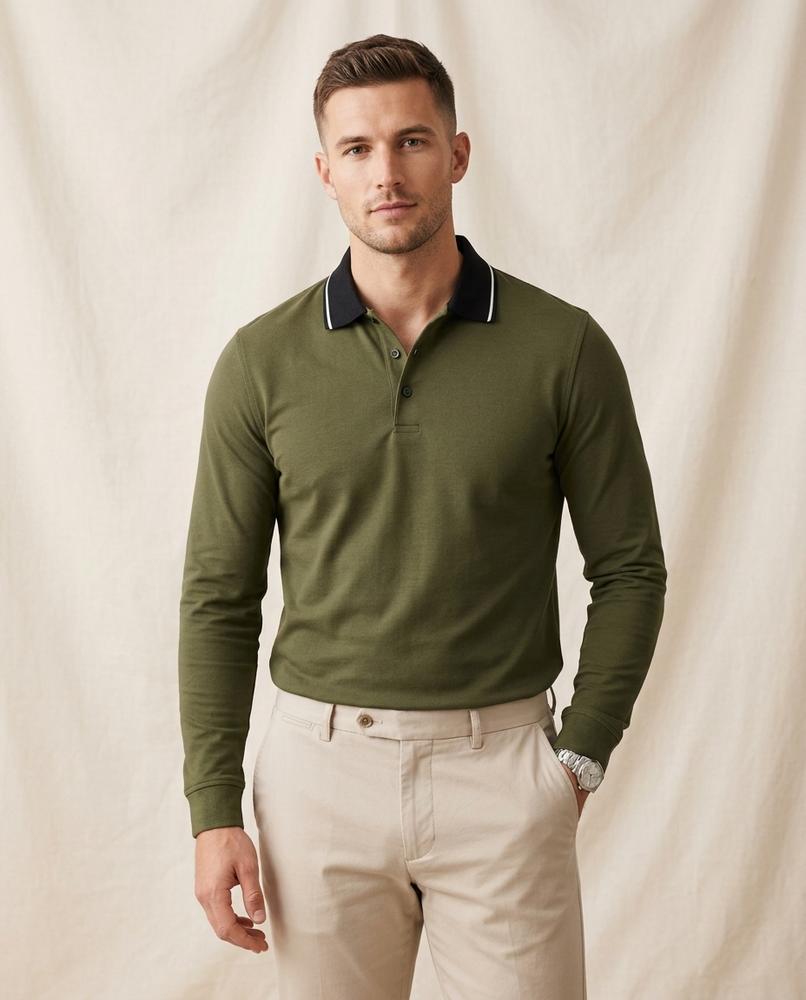Lands Mode - Vesel | Langärmliges Tailliertes Shirt Herren