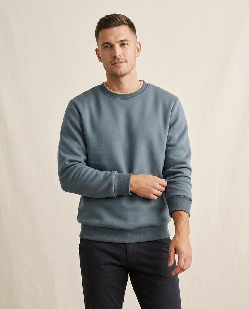 Lands Mode - Nihal | Gefüttert Langärmlig Sweatshirt Herren