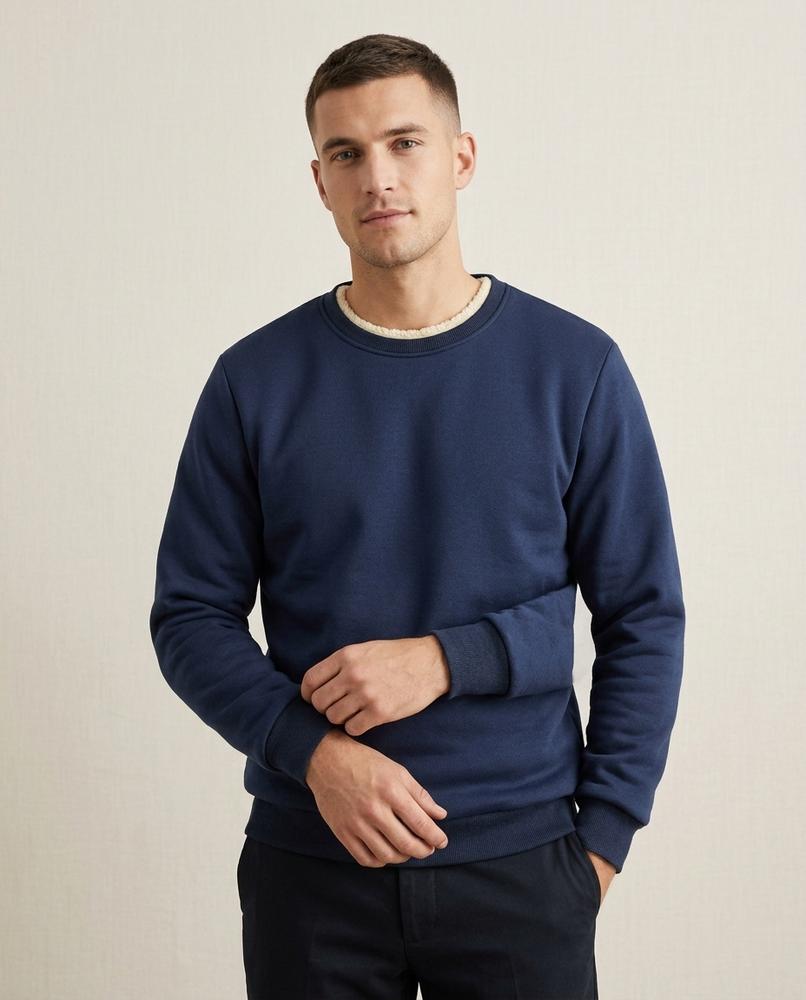 Lands Mode - Nihal | Gefüttert Langärmlig Sweatshirt Herren