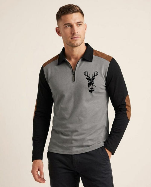 Lands Mode - Camir | Langärmliges Bedrucktes Sweatshirt Herren