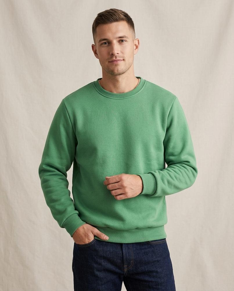 Lands Mode - Nihal | Gefüttert Langärmlig Sweatshirt Herren