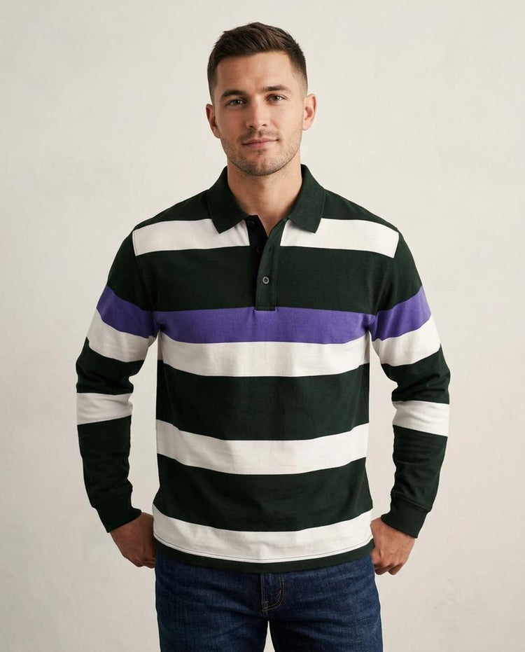 Beanland - Romir | Gestreiftes Langärmliges Shirt Herren