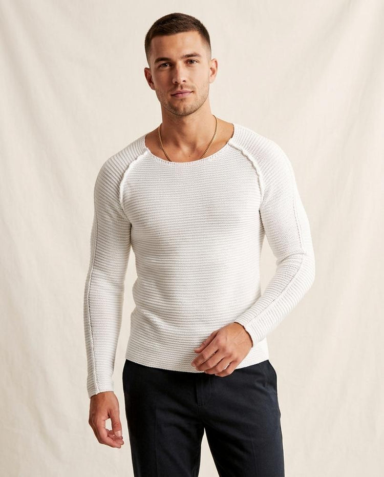 Beanland - Vehal | Strukturiert Körperbetont Pullover Herren