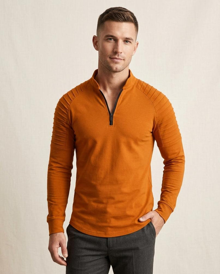 Beanland - Leran | Langärmliges Strukturiertes Shirt Herren