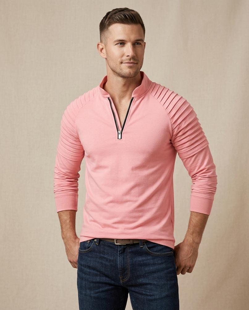 Beanland - Leran | Langärmliges Strukturiertes Shirt Herren