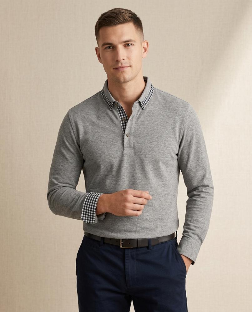 Beanland - Loken | Langärmlig Kontrastierend Shirt Herren