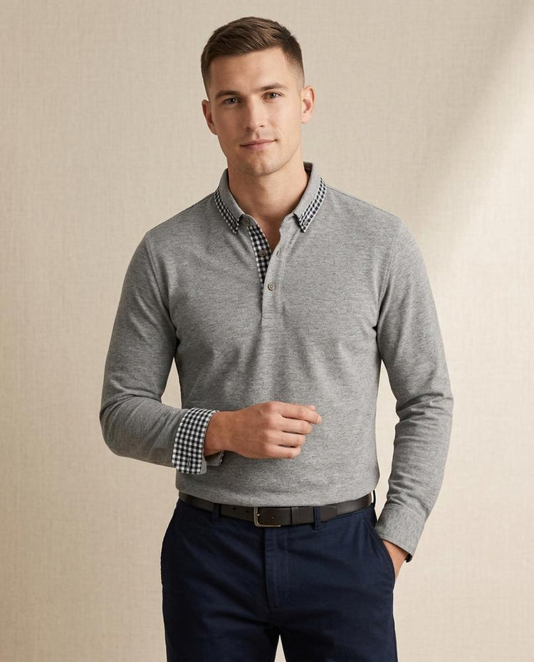 Beanland - Loken | Langärmlig Kontrastierend Shirt Herren