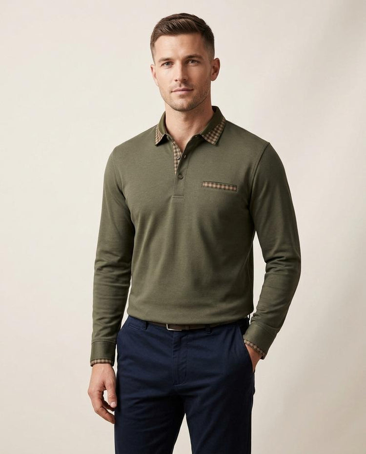 Beanland - Loken | Langärmlig Kontrastierend Shirt Herren