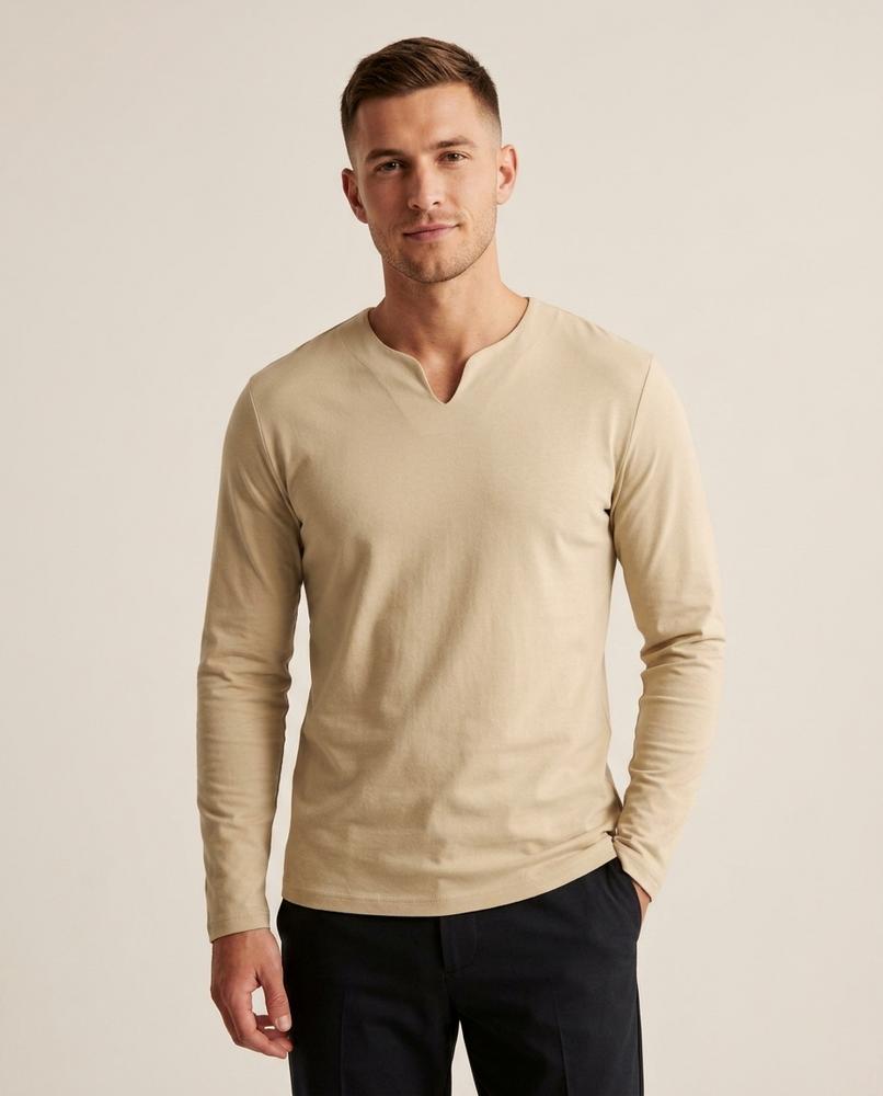 Beanland - Casol | Langärmlig Körperbetont Shirt Herren