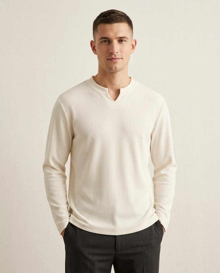 Beanland - Zemor | Gerippt Geschlitzt Shirt Herren