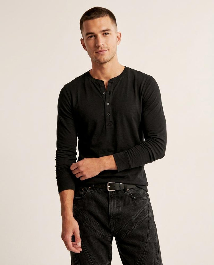 Beanland - Vidar | Langärmliges Enganliegendes Shirt Herren