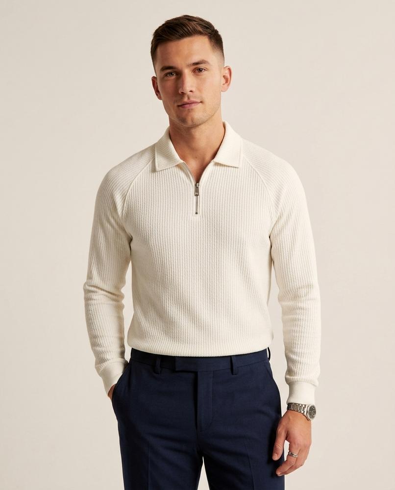 Beanland - Tasol | Strukturiert Langärmlig Pullover Herren