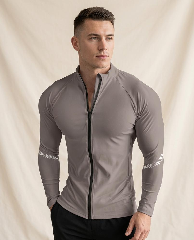 Lands Mode - Arlen | Elastische Langärmlige Jacke Herren