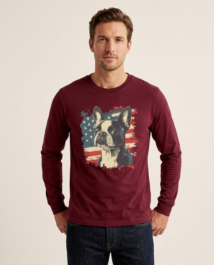Beanland - Nelan | Langärmlig Bedruckt Shirt Unisex