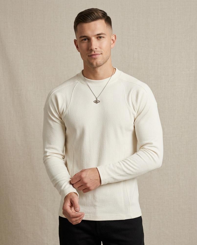 Lands Mode - Lelor | Strukturiert Langärmlig Pullover Herren