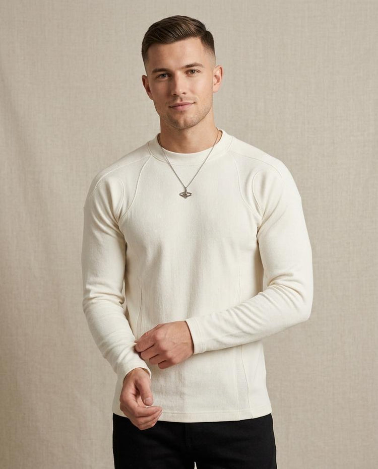 Beanland - Lelor | Strukturiert Langärmlig Pullover Herren