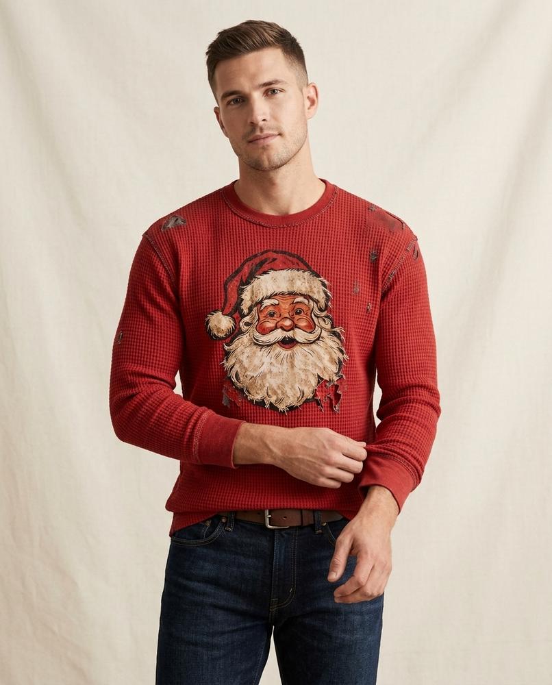Lands Mode - Camin | Verwaschen Strukturiert Shirt Herren