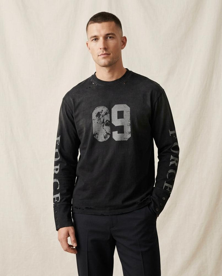Beanland - Tital | Verwaschen Bedrucktes Shirt Herren