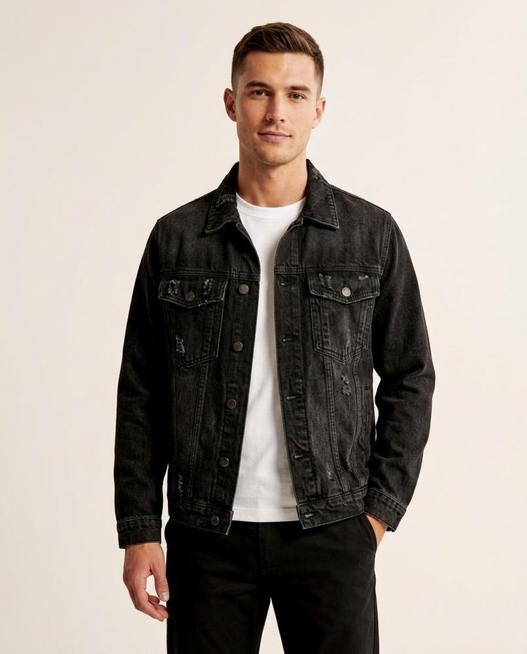 Beanland - Rohal | Geknöpfte Denim Jacke Herren