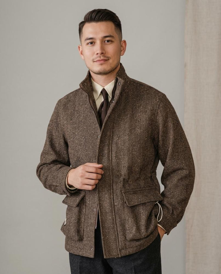 Beanland - Arkar | Strukturierte Tweed Jacke Herren