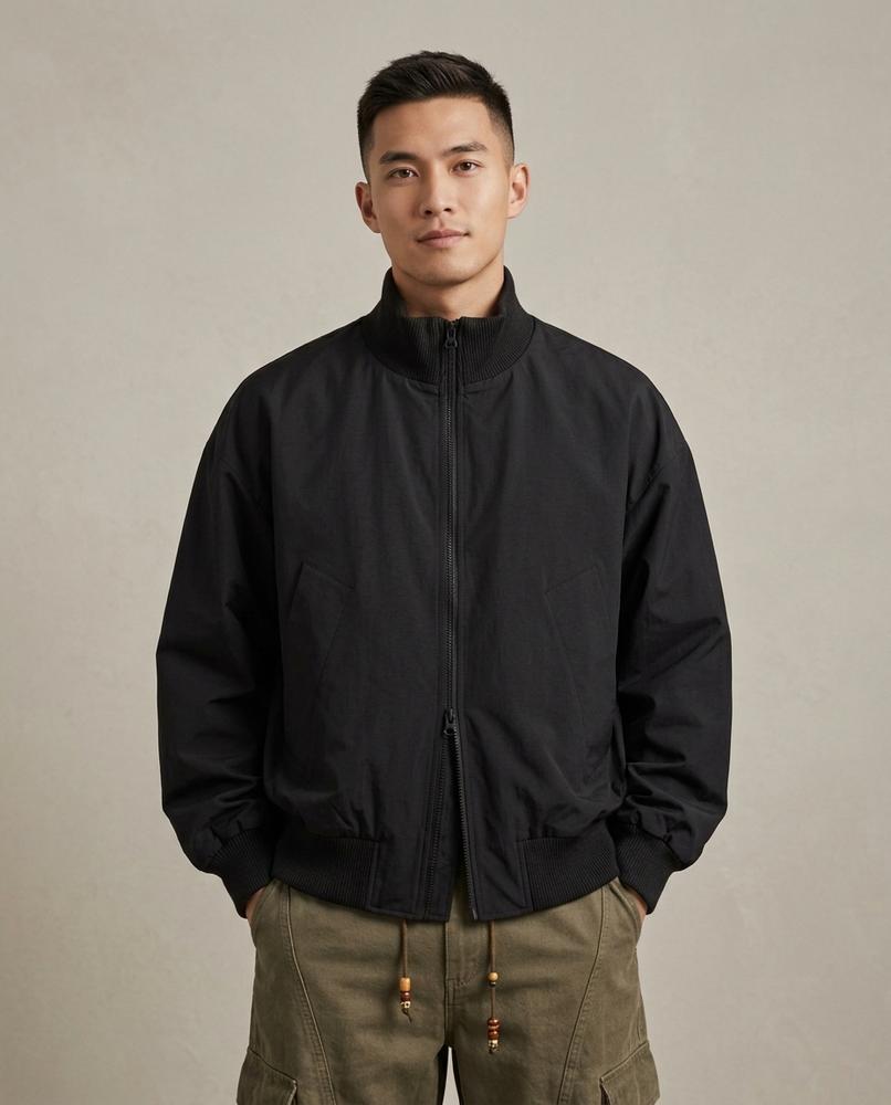 Lands Mode - Zatir | Reißverschluss Oversized Jacke Herren