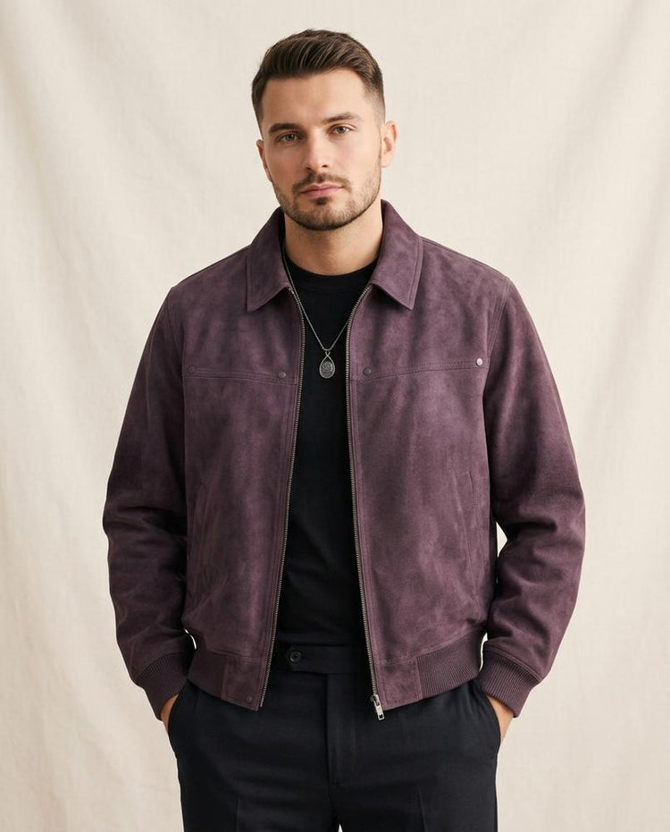 Beanland - Mavar | Gefütterte Veloursartige Jacke Herren