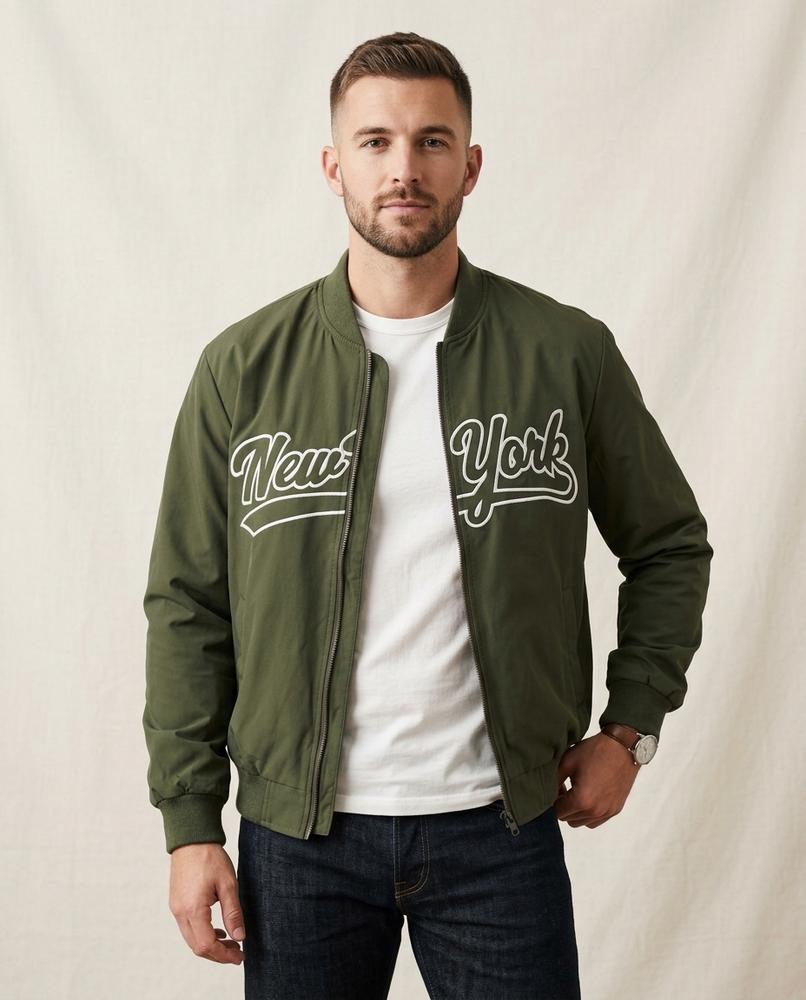 Lands Mode - Laver | Bedruckt Gefüttert Jacke Herren
