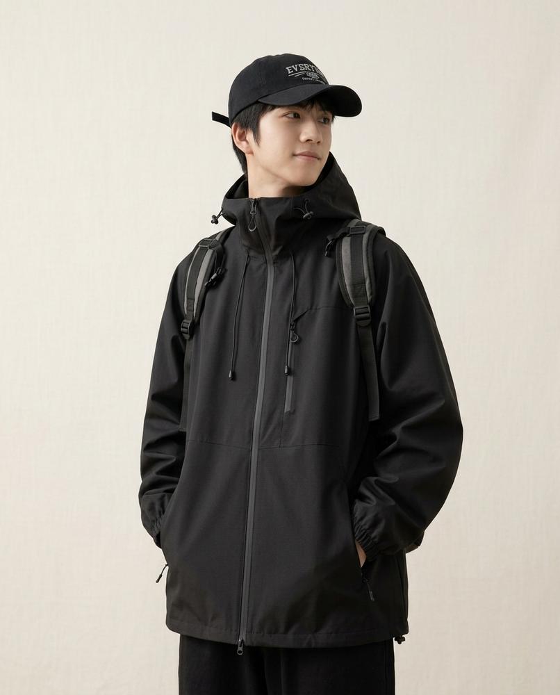 Lands Mode - Mirel | Hochgeschlossene Funktionale Jacke Herren