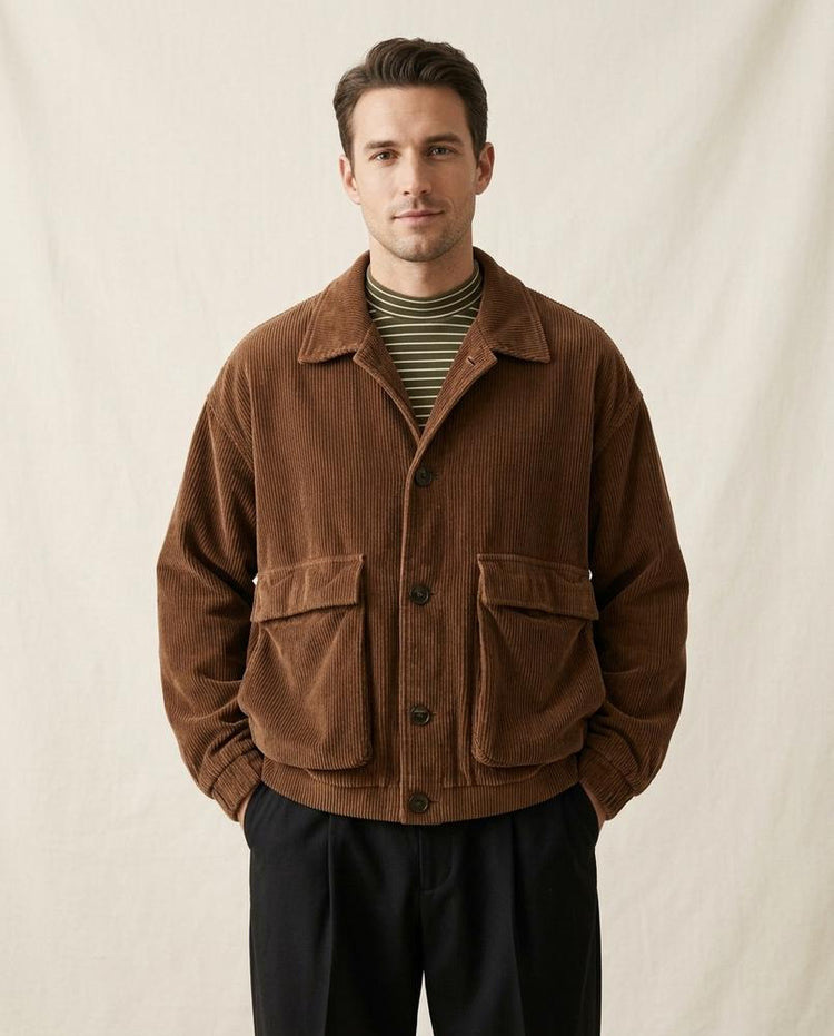 Beanland - Nirev | Kastige Cord Jacke Unisex