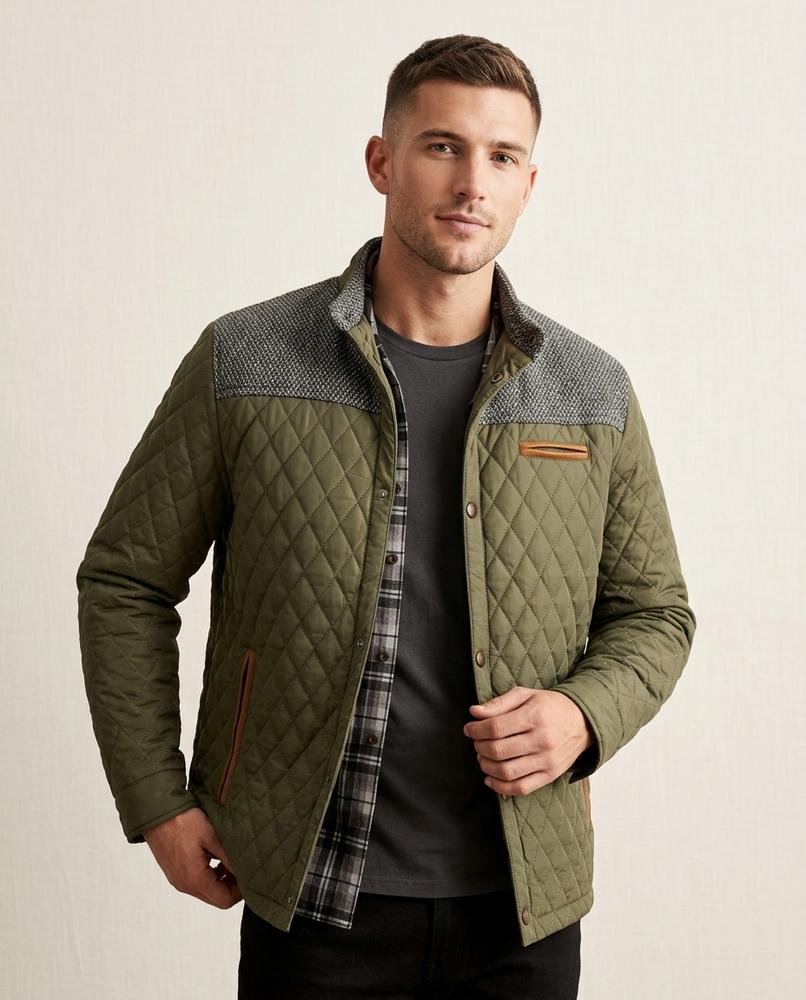 Lands Mode - Arhal | Gesteppt Gefüttert Jacke Herren