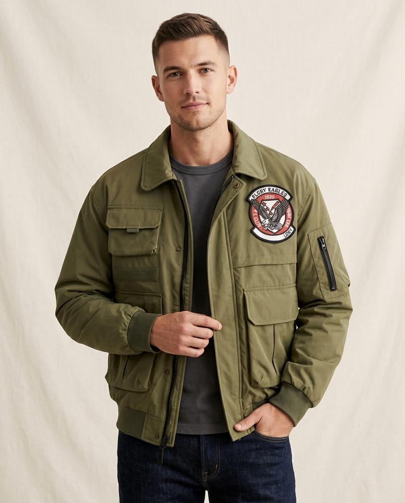 Lands Mode - Lenor | Gefüttert Appliziert Jacke Herren