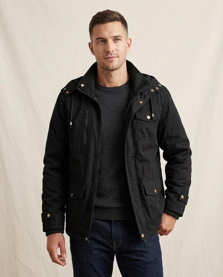 Beanland - Arnal | Gefütterte Kapuzen Jacke Herren